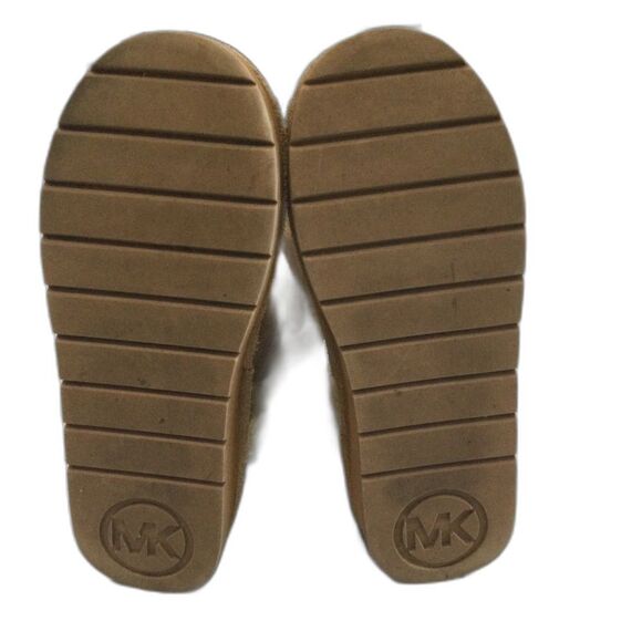 Michael Kors Boots Women’s Size 6 Tan Suede Tall Winter Sheep Fur Lined AK12G - Picture 7 of 9